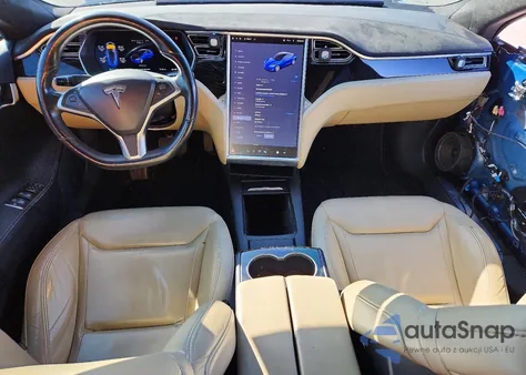 2016 Tesla Model S из США, поврежденный, VIN 5YJSA1E25GF160084